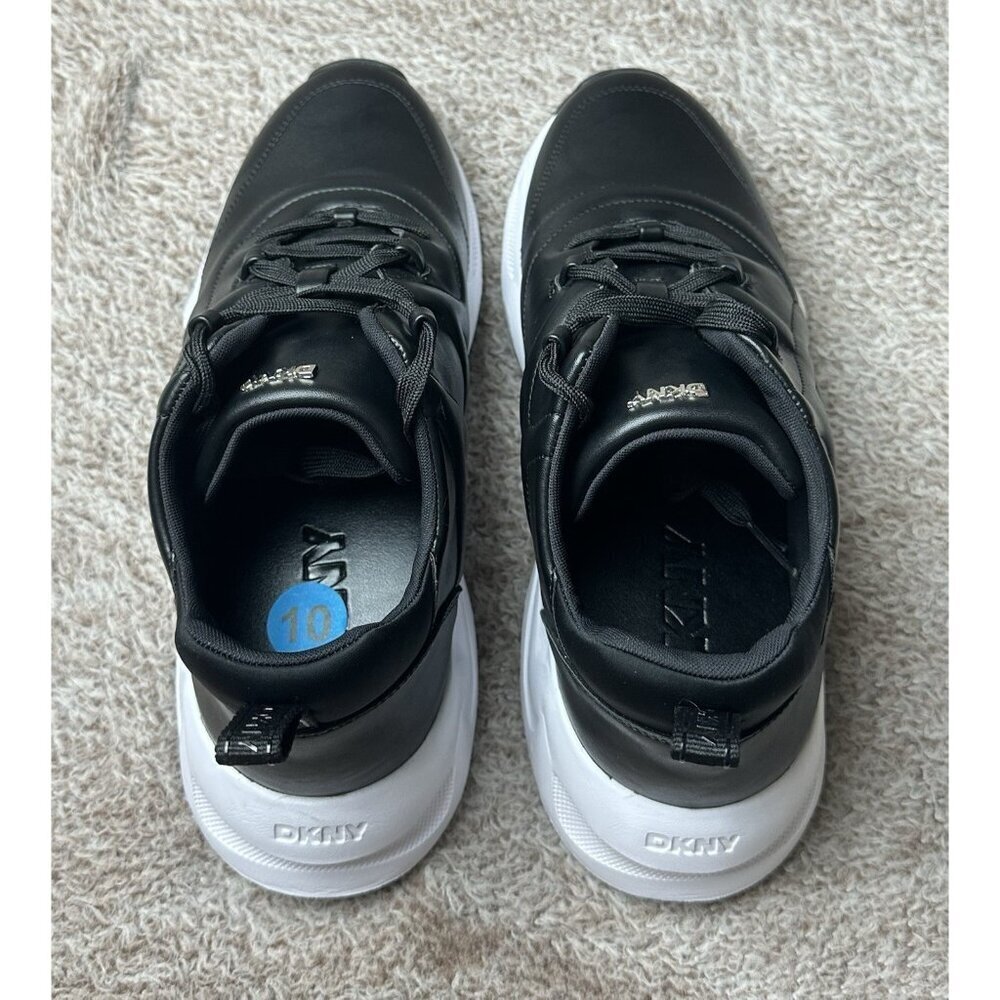 NEW DKNY Decorah Black Athletic Chunky Sole Shoes Womens Sneaker Size 10 - Picture 11 of 15